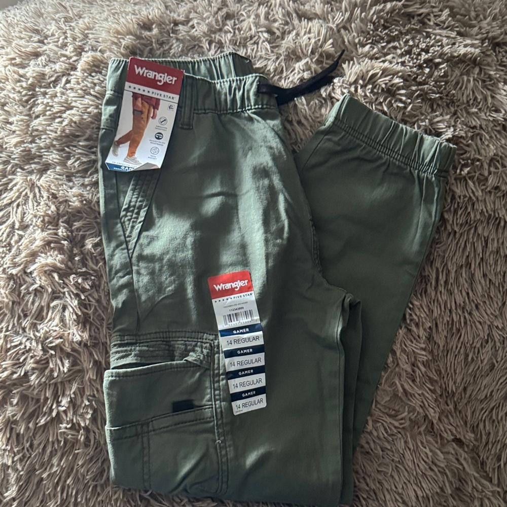 Wrangler Men's Olive Cargo Pants